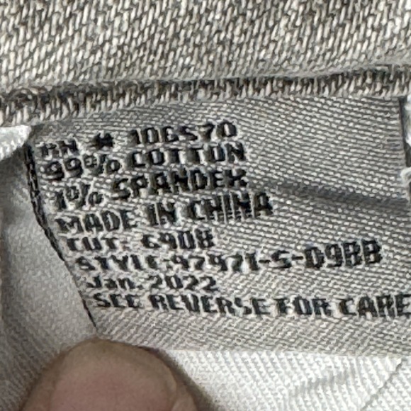 Tractr Jeans Womens Gray Denim Slim Fit High Rise Corp Slit‎ Distressed Hem 8/29 - Picture 9 of 10